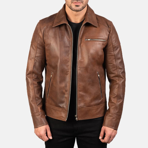 Brown Leather Jacket